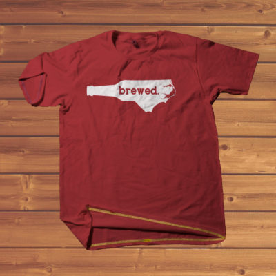brewed t-shirt Southern Red Cotton of the Carolinas T-shirt