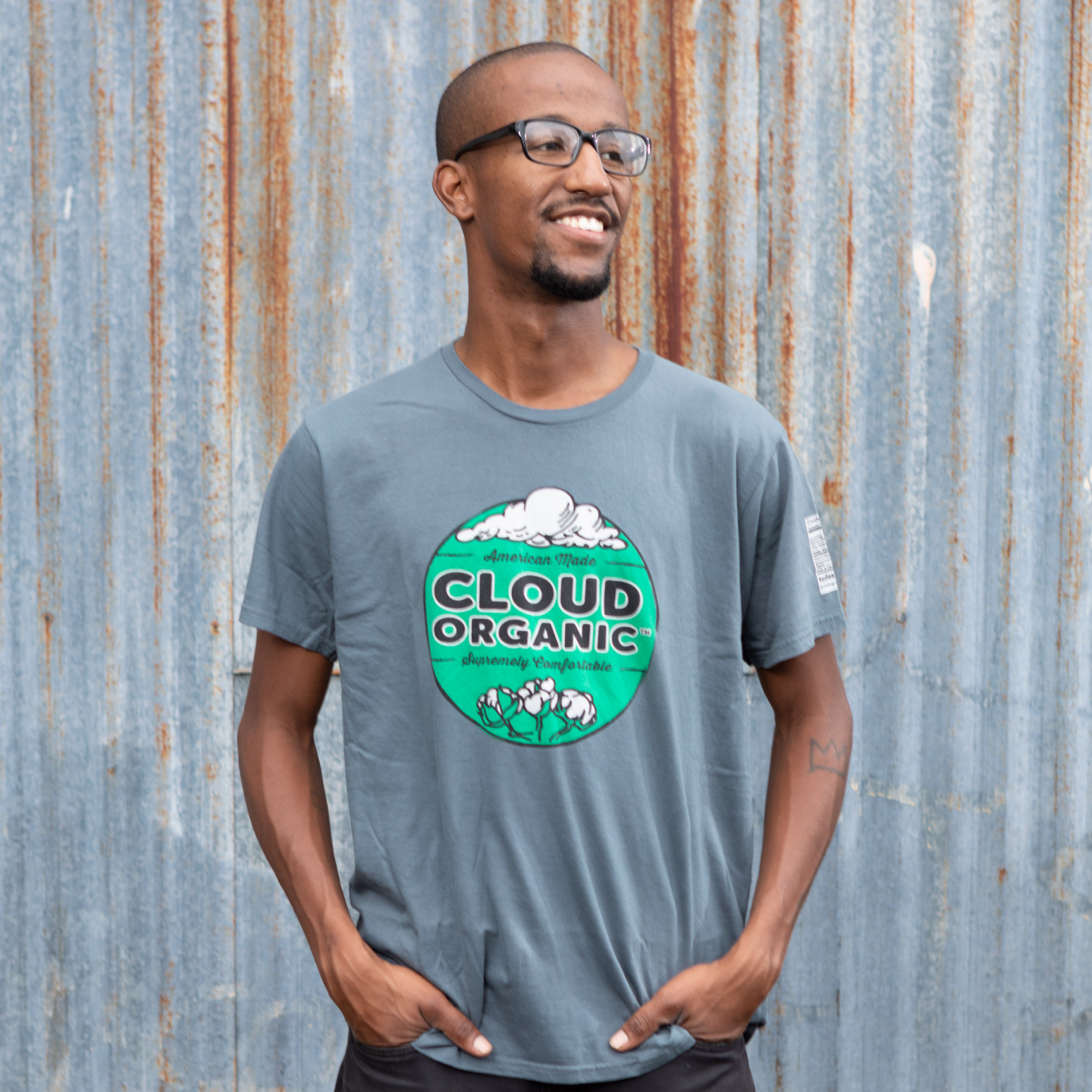 Cloud Organic Logo Shirt | TS Designs