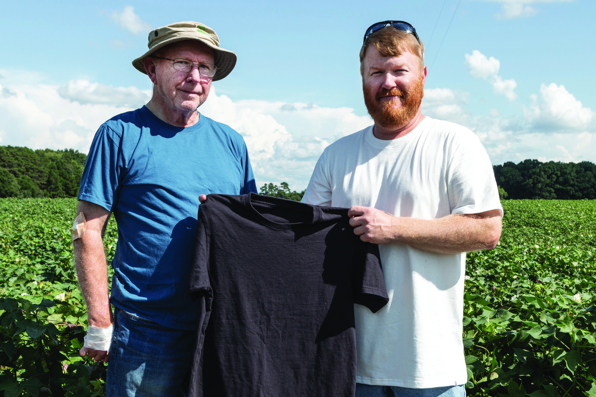 Actual cotton field where our Cotton of the Carolinas shirts are grown.