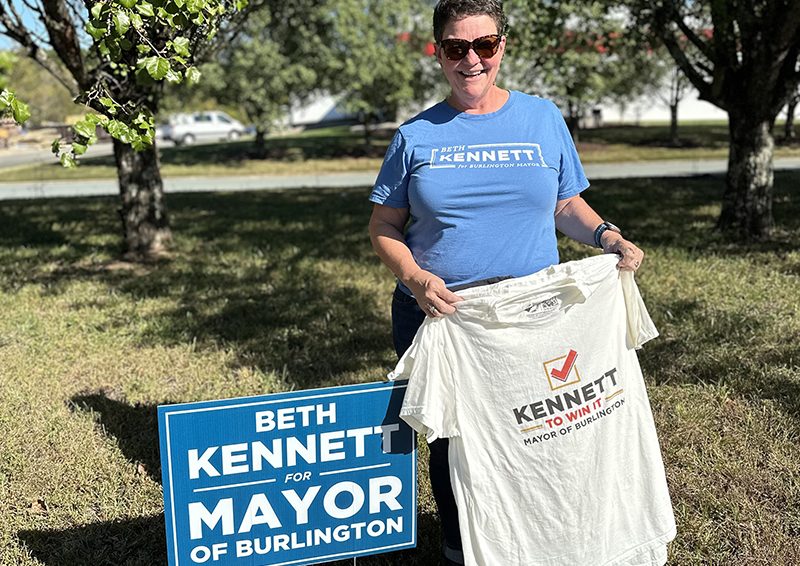 Customer Spotlight: Beth Kennett for Mayor of Burlington