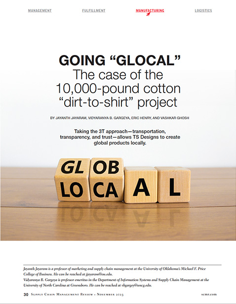 Image of cover for Going Glocal white paper.