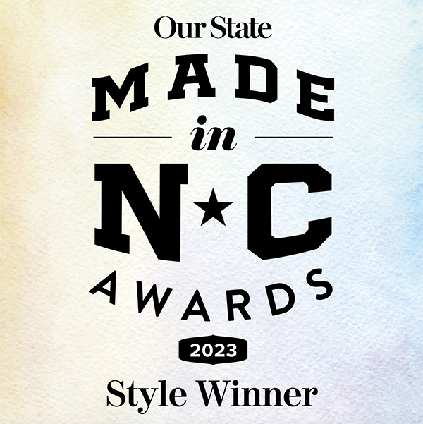 Made in NC Award 2023 Style Winner badge<br />