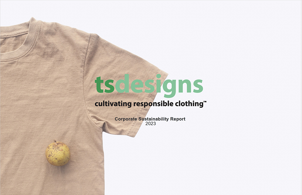 Image of the cover of TS Designs Corporate Sustainability Report