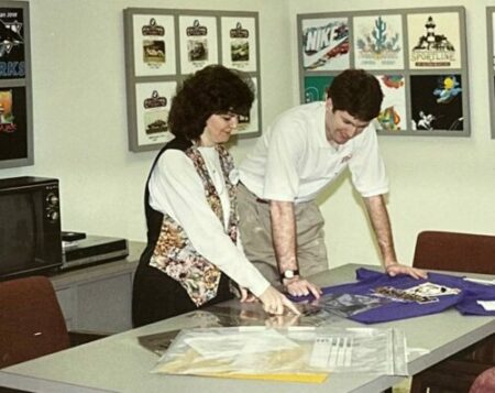 TS Designs employees working in the 80s